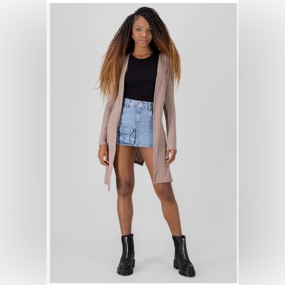 Trendy Js Long Lightweight Cardigan - Picture 1 of 3